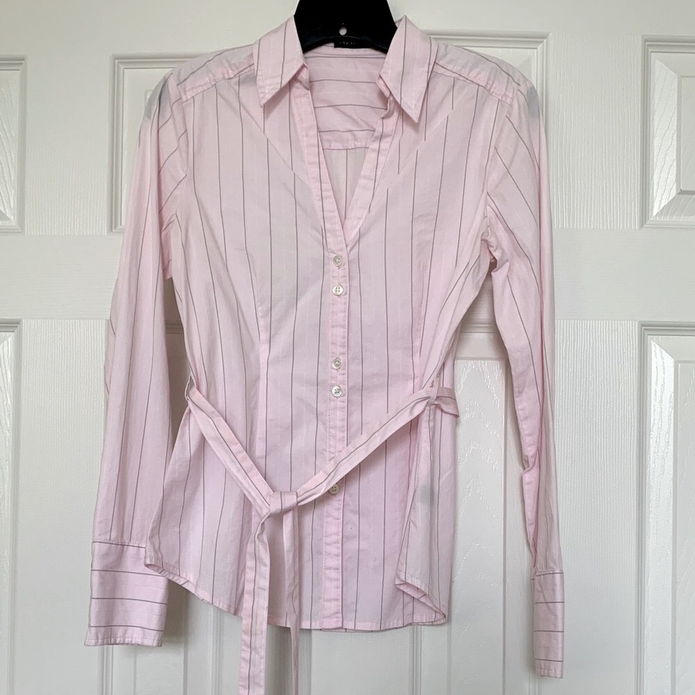 The Limited Belted Button Down Shirt - sz S